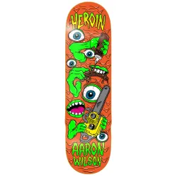 Heroin Aaron Wilson Mutate Or Die 8.5" Skateboard Deck