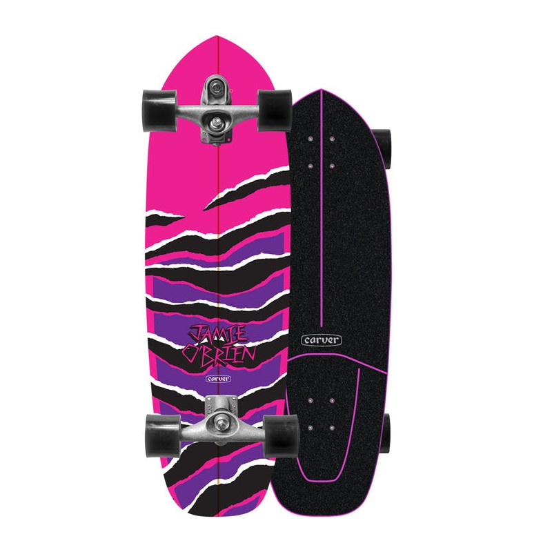 Carver Job Pink Tiger 33" Surfskate Complete - C7