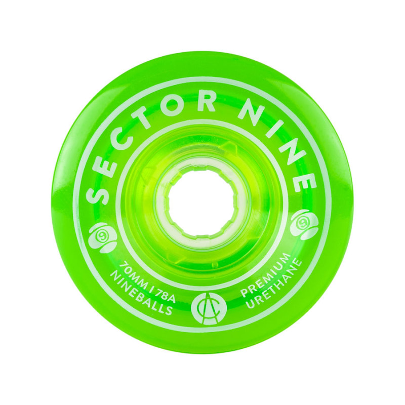 Sector 9 Centerset Nineballs 70mm Longboard Wheels