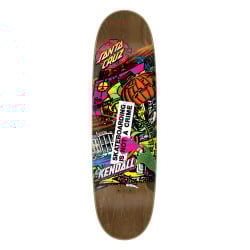 Santa Cruz Kendall Street Art Collage Egg VX 9.0" Skateboard Deck