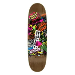 Santa Cruz Kendall Street Art Collage Egg VX 9.0" Skateboard Deck