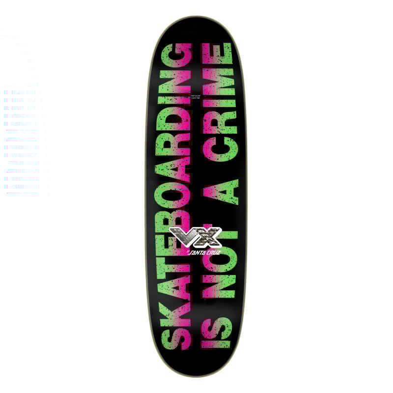 Santa Cruz Kendall Street Art Collage Egg VX 9.0" Skateboard Deck