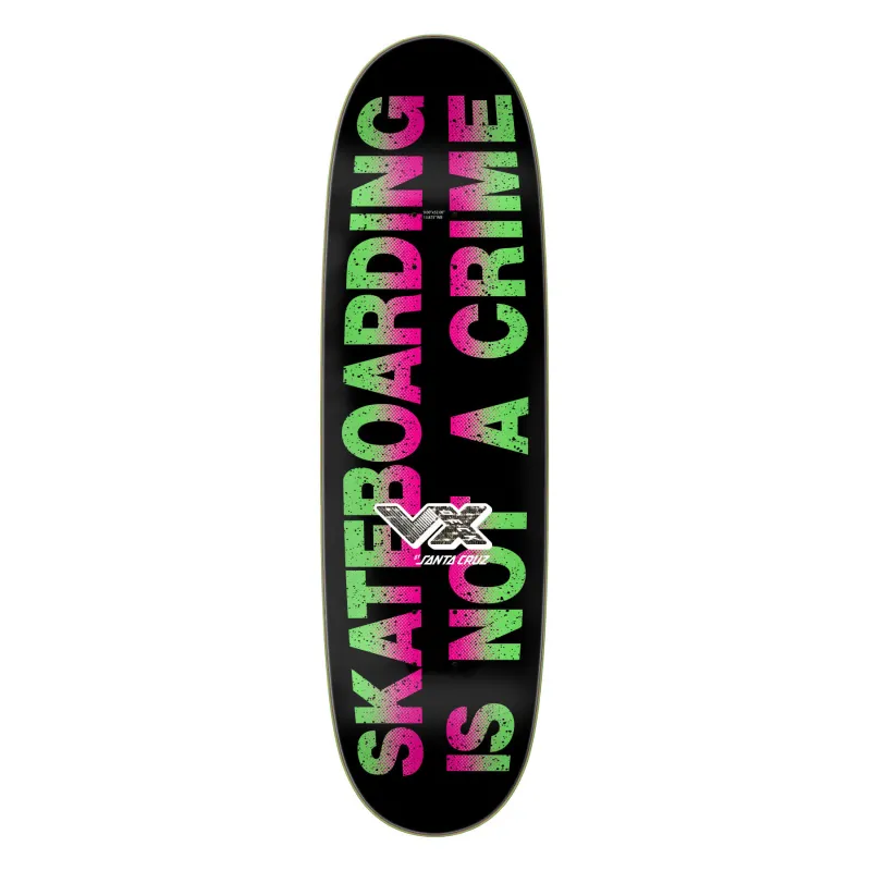 Santa Cruz Kendall Street Art Collage Egg VX 9.0" Skateboard Deck