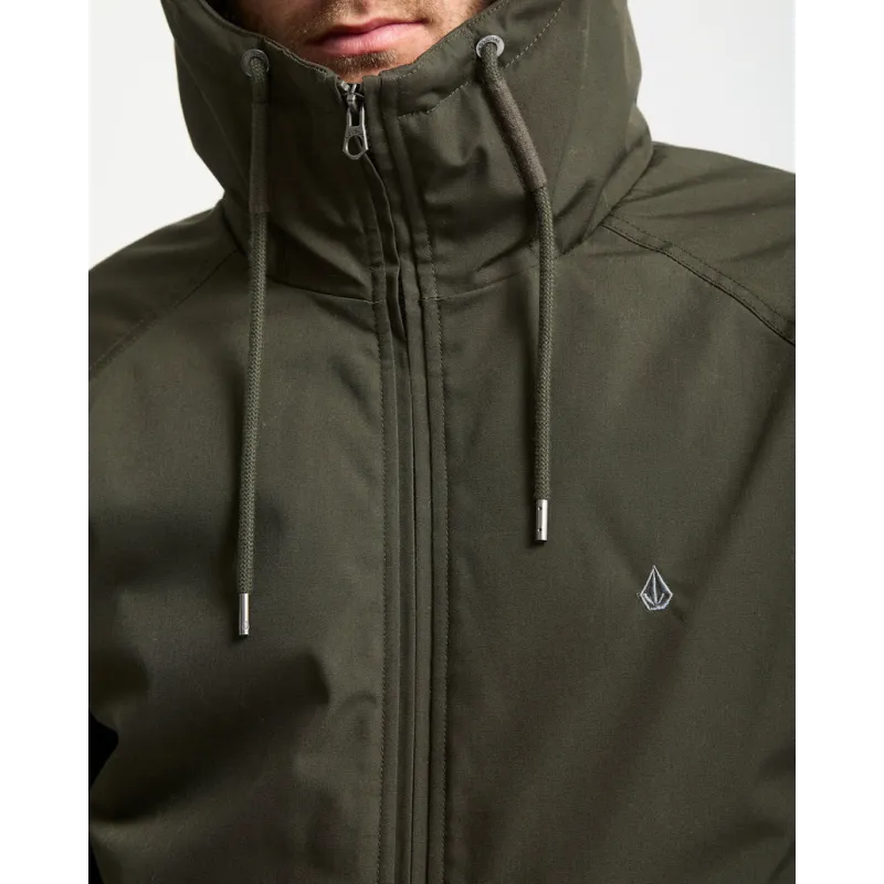 Volcom Hernan 10K Jacket Rinsed Black
