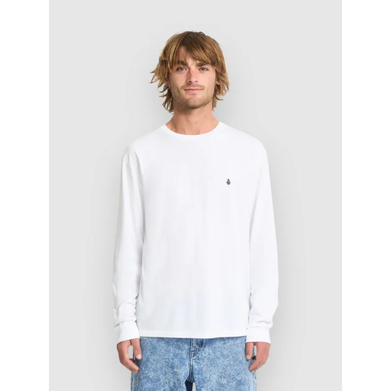 Volcom Stone Blanks Longsleeve White