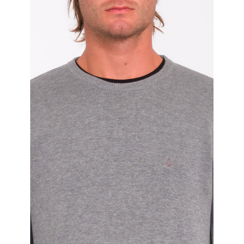 Volcom Uperstand Sweater Light Grey Heather