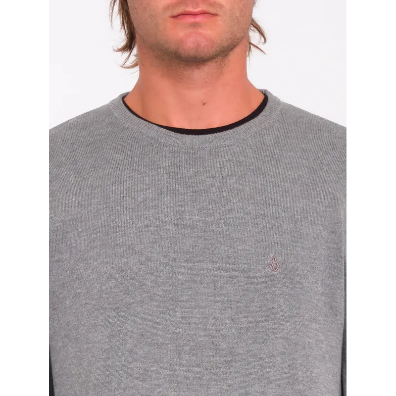 Volcom Uperstand Sweater Light Grey Heather