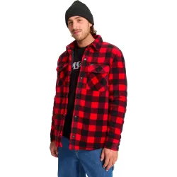 Volcom Bowered Fleece Longsleeve Lifeguard Red