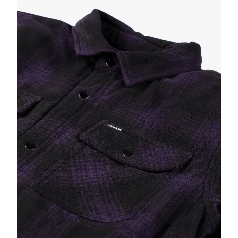 Volcom Bowered Fleece Longsleeve Dark Purple