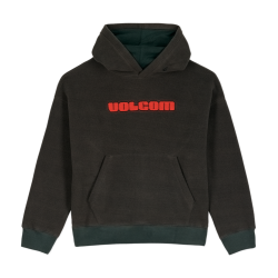 Volcom Tookool Kids Hoodie Rinsed Black