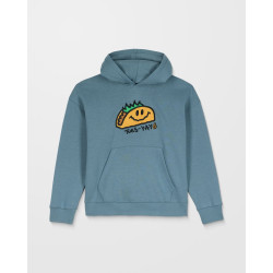 Volcom Voltaco Kids Hoodie Blue Wash