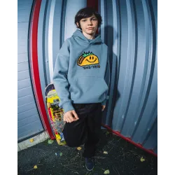 Volcom Voltaco Kids Hoodie Blue Wash