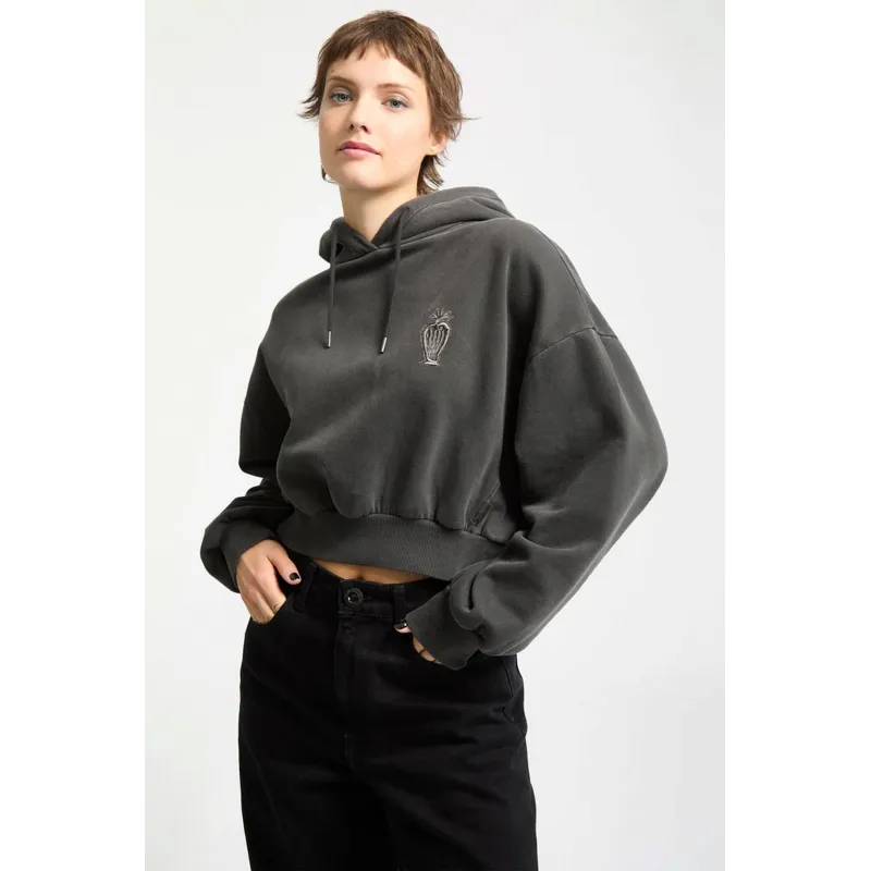 Volcom Vaderetro Hoodie Women Vintage Black