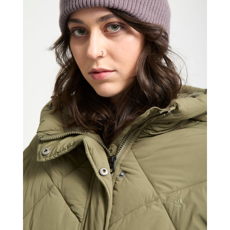 Volcom Out Of Boxy Puff Women Wintermoss