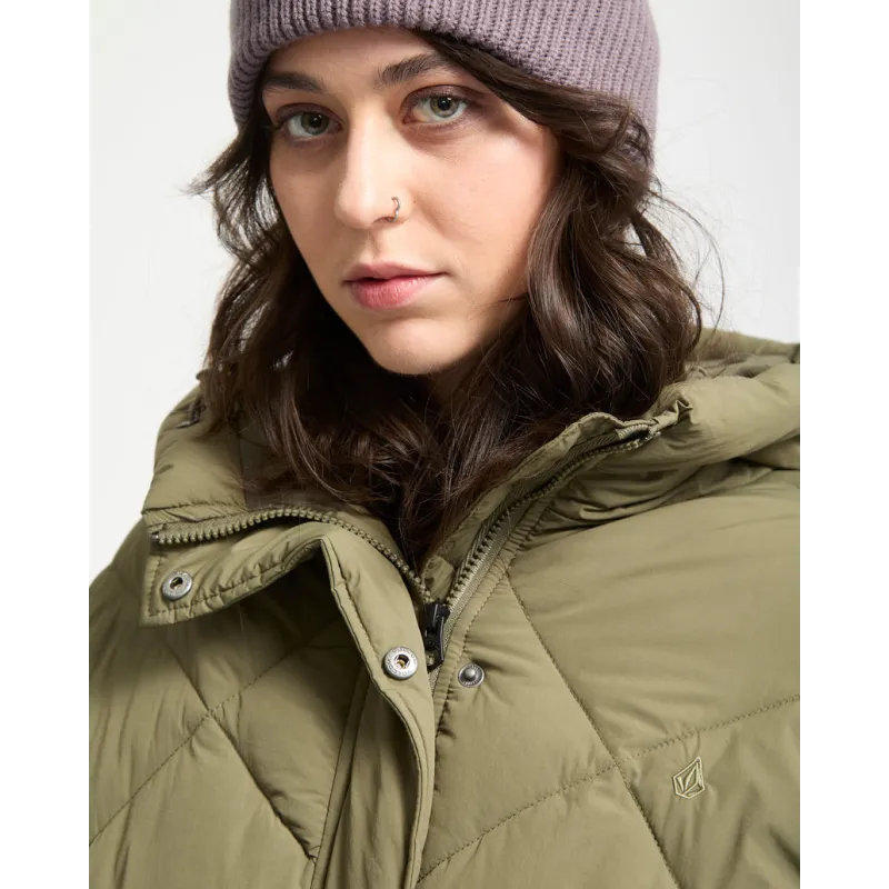 Volcom Out Of Boxy Puff Women Wintermoss