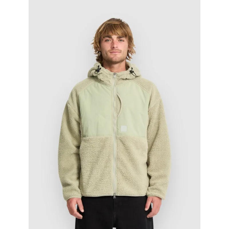 Volcom Nomaa Sherpa Zip-Hoodie Green Tea