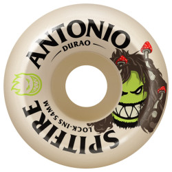 Spitfire Formula Four Antonio Durao Burn Squad Lock Ins 54mm Skateboard Wheels