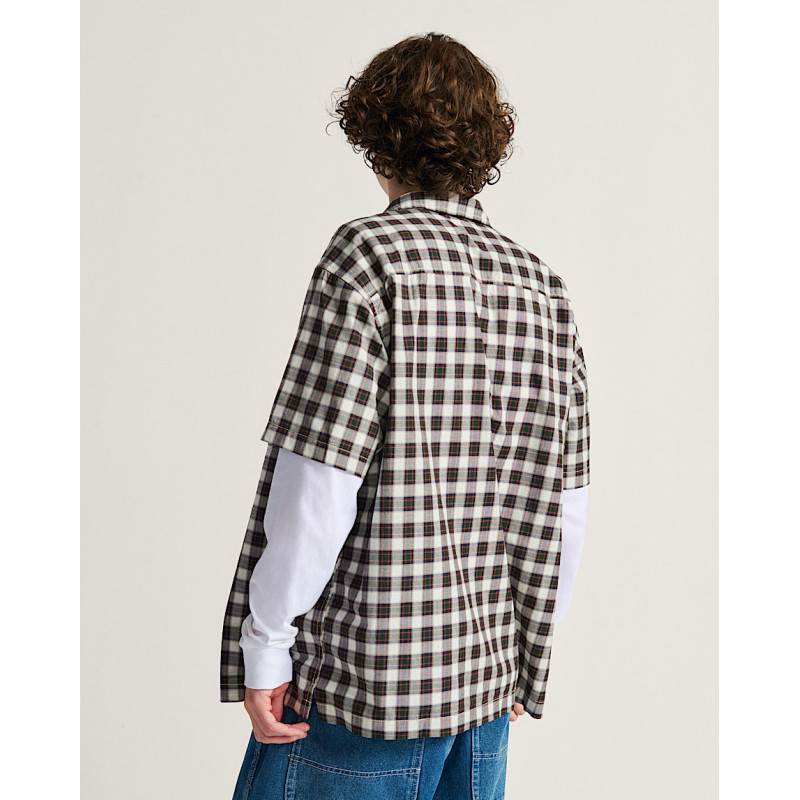 Vans Monte Plaid Shirt Egret
