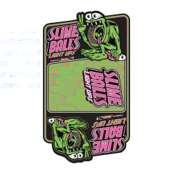 Santa Cruz Slime Balls Gator Swamp Spew Light Ups OG Slime 60mm Skateboard Wheels