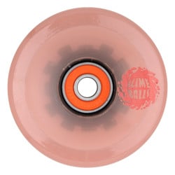 Santa Cruz Slime Balls Light Ups Pink Eyes 66mm Skateboard Wheels