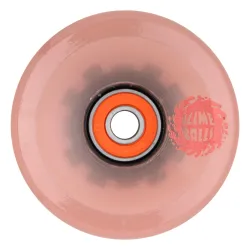 Santa Cruz Slime Balls Light Ups Pink Eyes 66mm Skateboard Wheels