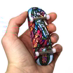 Teak Tuning Heat Transfer Graphic 34mm Fingerboard Complete  Wallace Stained Glass