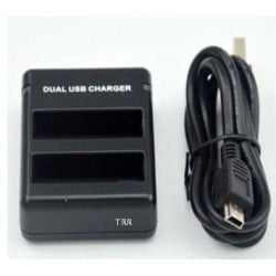 Dual USB Charger for GoPro HERO 4