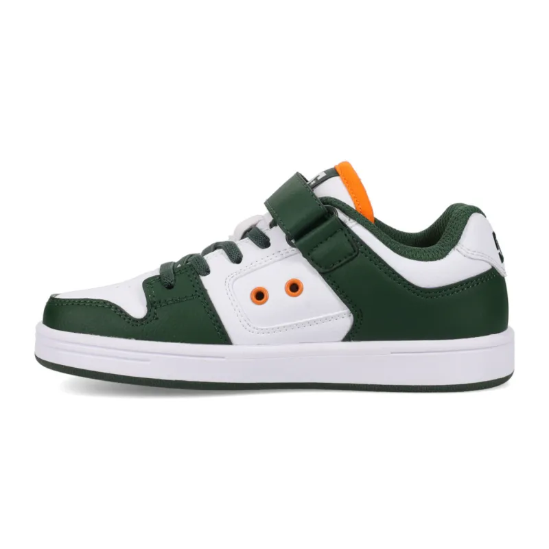 DC Shoes Manteca 4 V Sn Shoes White/Darkgreen/Orange  - 1