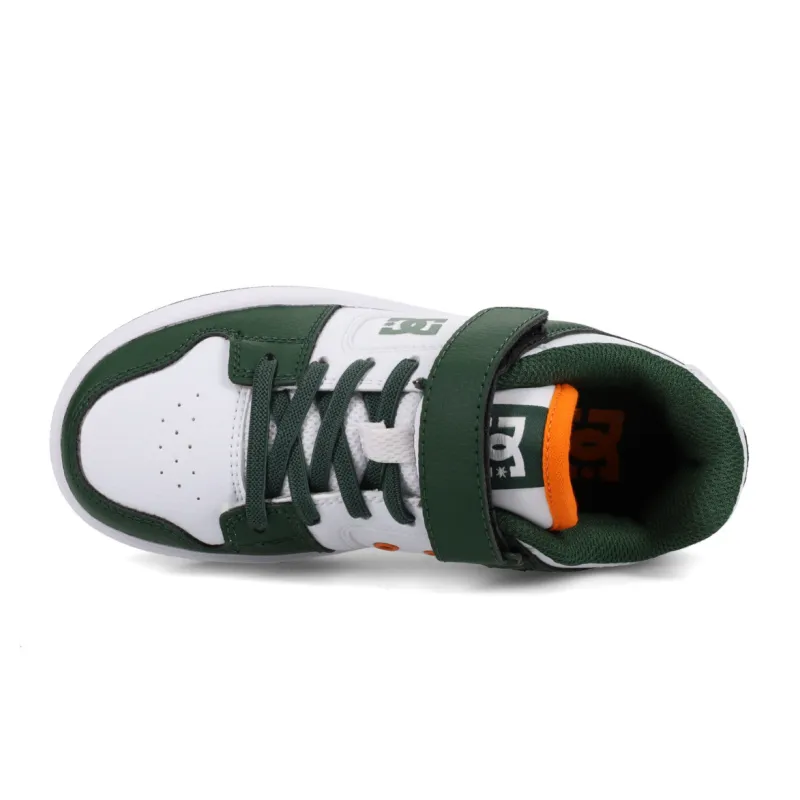 DC Shoes Manteca 4 V Sn Shoes White/Darkgreen/Orange  - 1