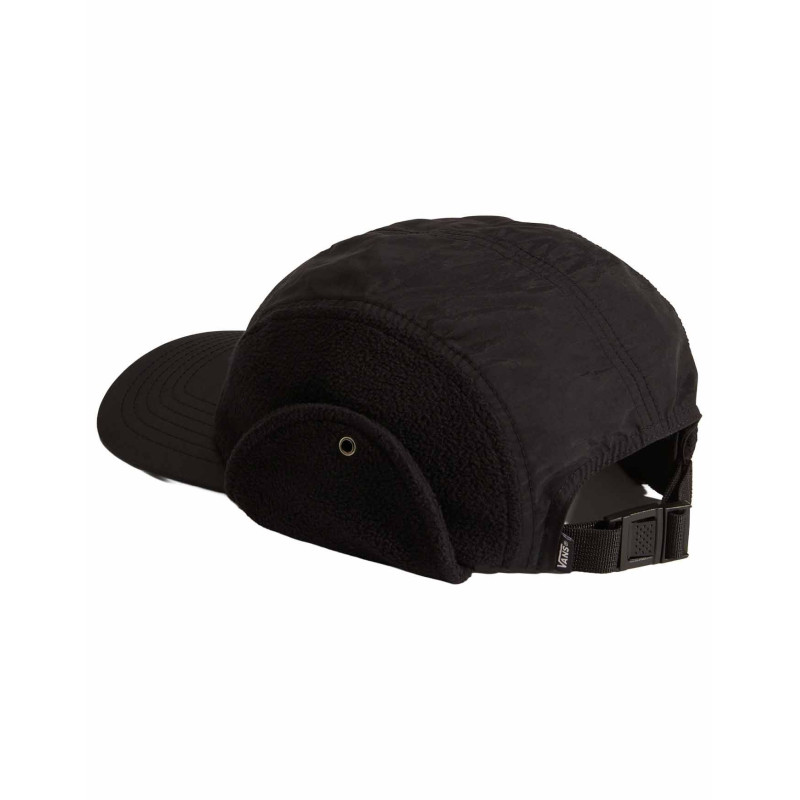 Vans 66 Earflap Tall Camper Cap Black