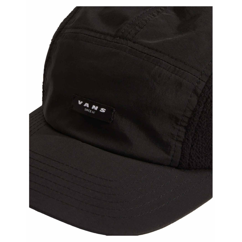 Vans 66 Earflap Tall Camper Cap Black