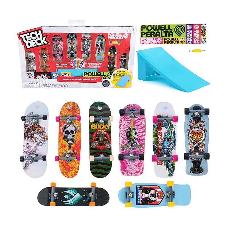 Tech Deck Fingerboard Collab 8 Pack