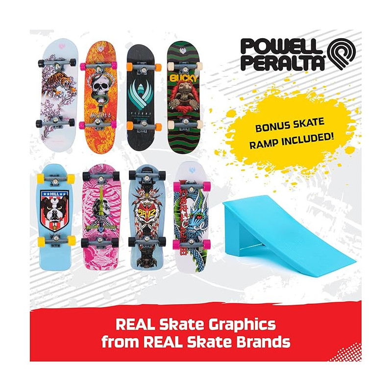 Tech Deck Fingerboard Collab 8 Pack