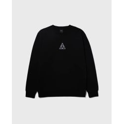 HUF Set Triple Triangle Crewneck Black