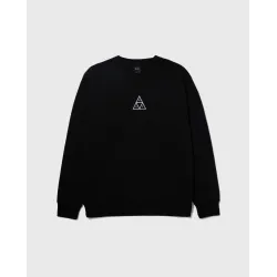 HUF Set Triple Triangle Crewneck Black