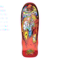 Santa Cruz Stranger Things Grabke Max Melting Clock 9.7" Old School Skateboard Deck