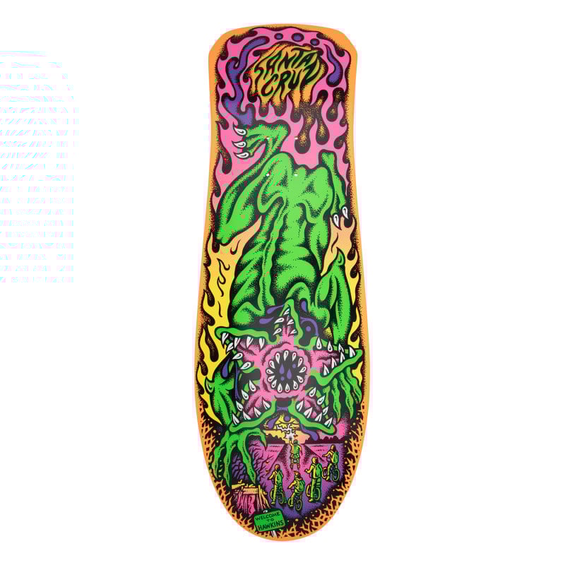 Santa Cruz Stranger Things Salba Demogorgon 10.3" Old School Skateboard Deck