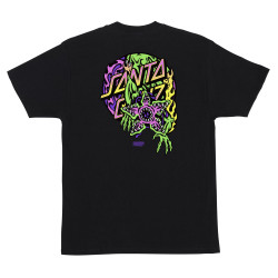 Santa Cruz Stranger Things Demogorgon Dot T-Shirt  Black