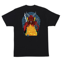 Santa Cruz Stranger Things Hellfire Pit T-Shirt Black