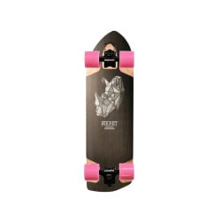Rocket Rhino Asym Racetail 32" Longboard Complete