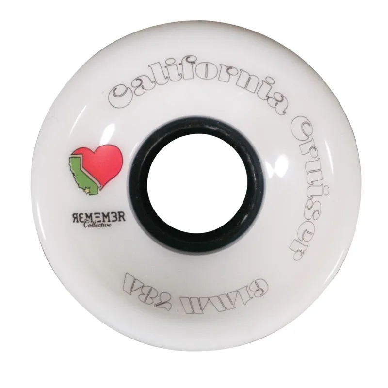 Remember California Cruisers 61mm Wheels - White