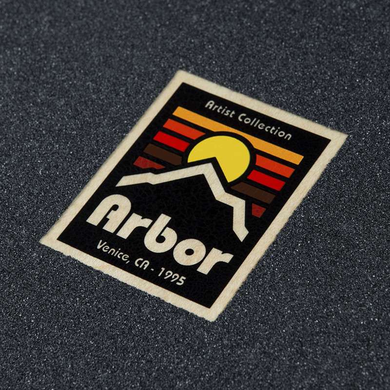 Arbor Pocket Rocket 27" Cruiser Skateboard Complete - Artist Series Draplin II
