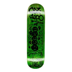 GX1000 Plus And Minus White 8.0" Skateboard Deck