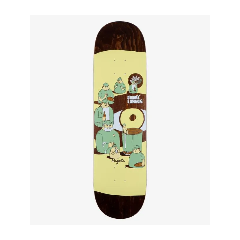 Magenta Jimmy Lannon Extravision 8.0" Skateboard Deck