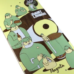 Magenta Jimmy Lannon Extravision 8.0" Skateboard Deck