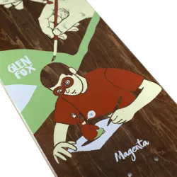 Magenta Glen Fox Extravision 8.0" Skateboard Deck