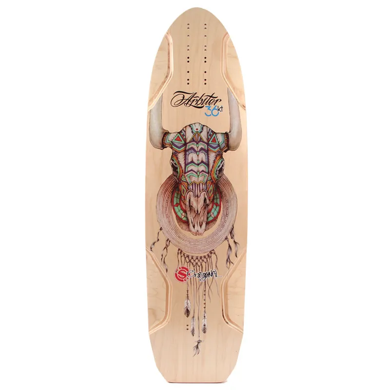 Original Arbiter 36 KT Longboard Deck - Natural