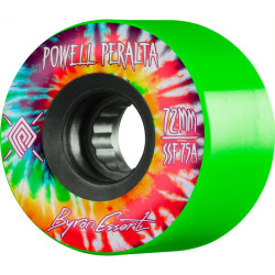Buy Powell-Peralta Soft Slide Byron Essert 72mm 75a White Wheels at the Sickboards Longboard Shop