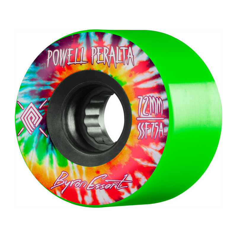 Buy Powell-Peralta Soft Slide Byron Essert 72mm 75a White Wheels at the Sickboards Longboard Shop