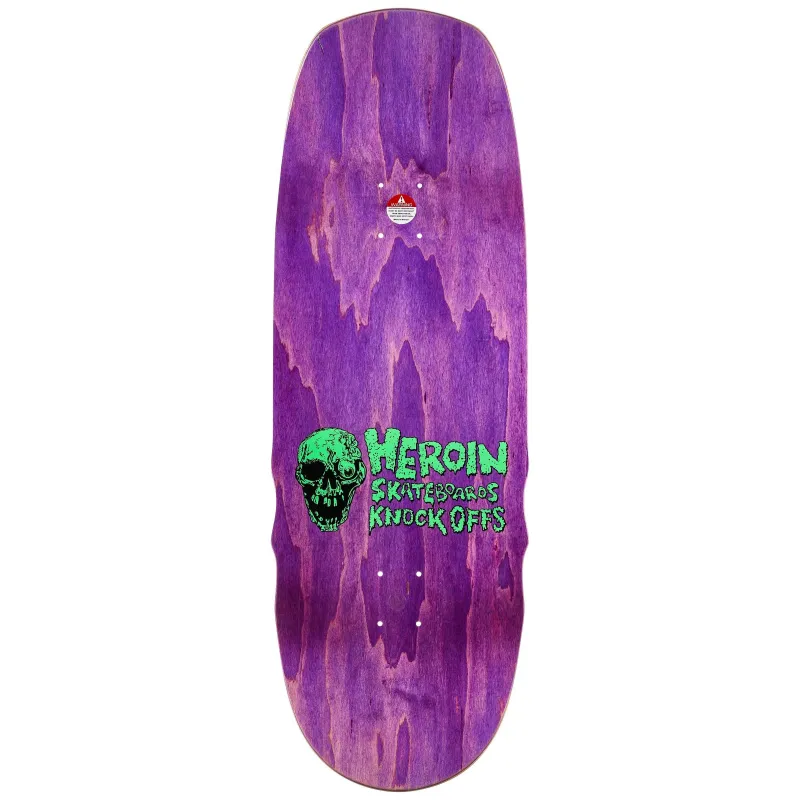 Heroin Swampy Knock Off 10.6" Skateboard Deck